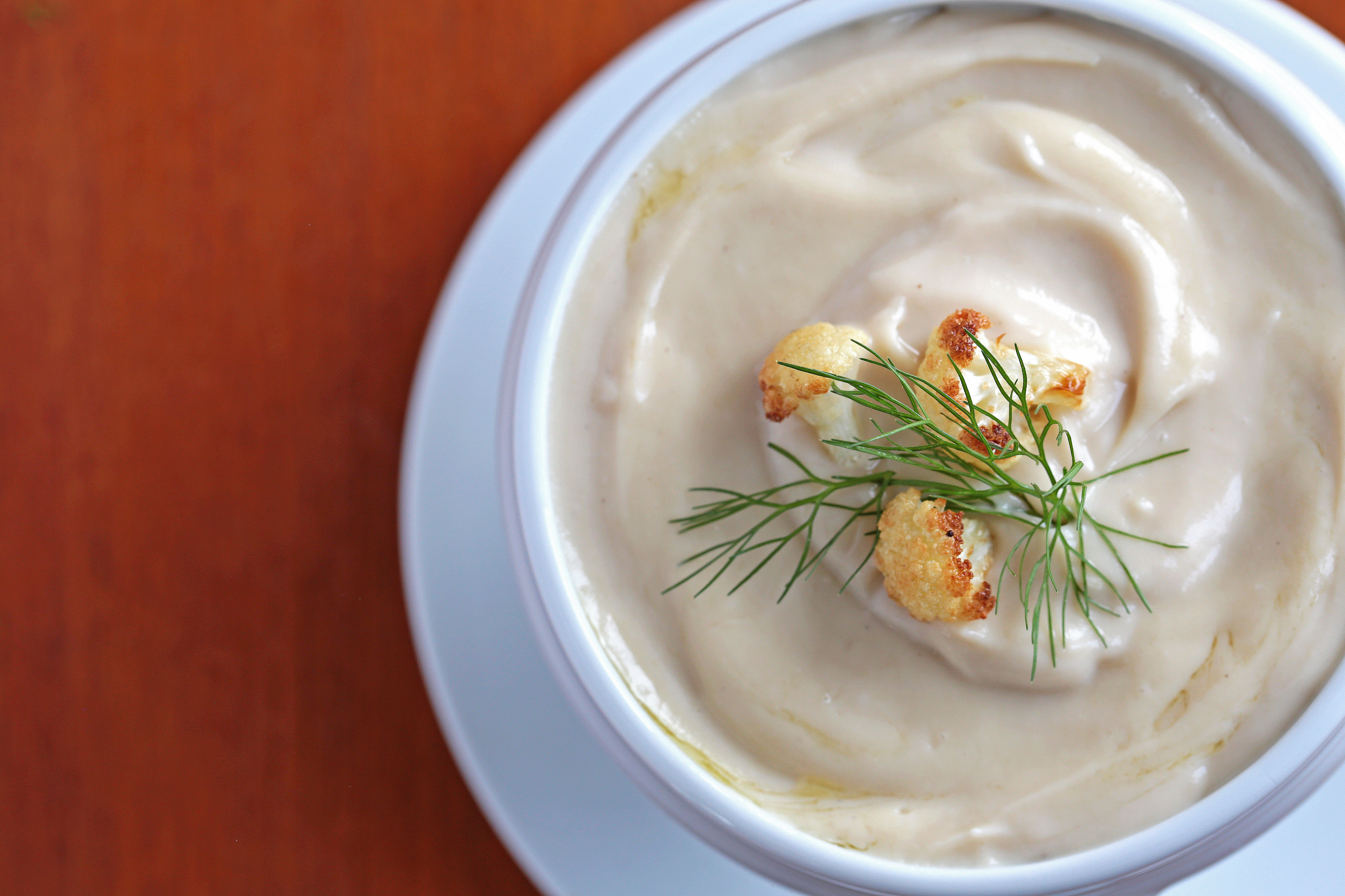 Cauliflower & Fennel Puree Action Jacquelyn