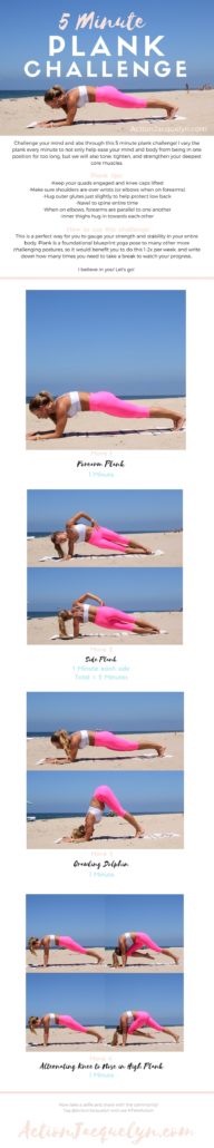 Clan De layout kosten 5 Minute Plank Challenge - the ultimate ab workout with Action Jacquelyn